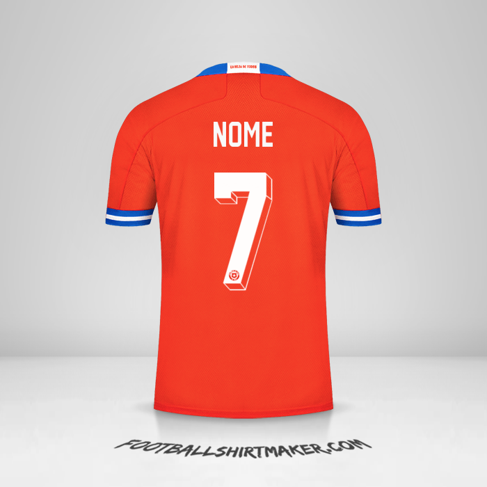 Maglia Cile 2021/2022 -  nome - 7