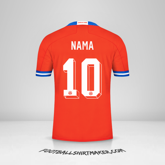 Jersey Cile 2021/2022 -  nama - 10