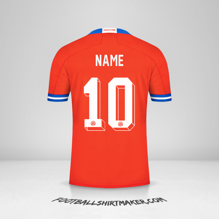 Trikot Chile 2021/2022 -  name - 10