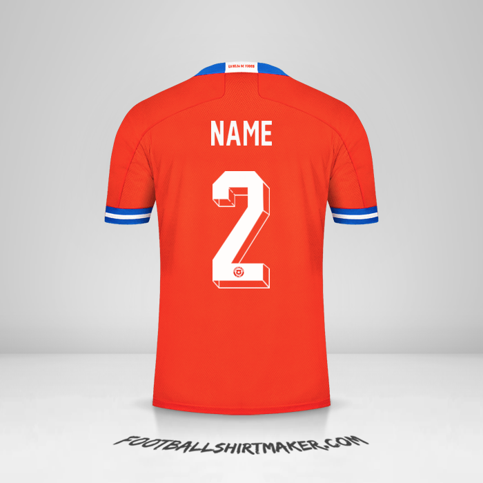 Trikot Chile 2021/2022 -  name - 2