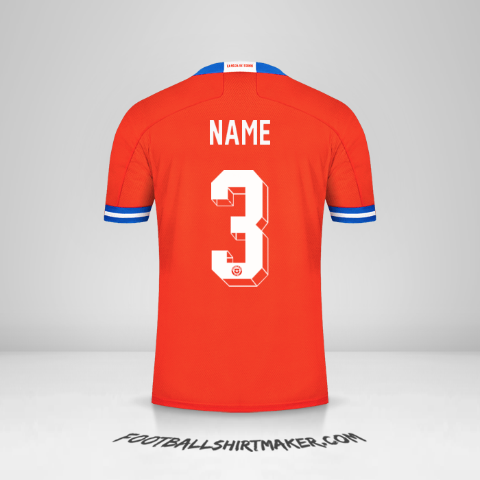Trikot Chile 2021/2022 -  name - 3