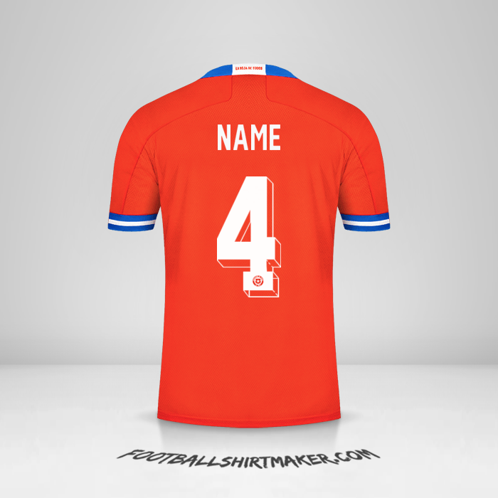 Trikot Chile 2021/2022 -  name - 4