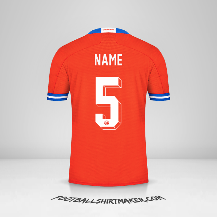 Shirt Chile 2021/2022 -  name - 5