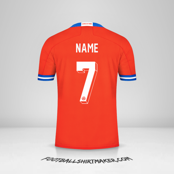 Shirt Chile 2021/2022 -  name - 7