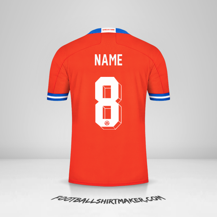 Shirt Chile 2021/2022 -  name - 8