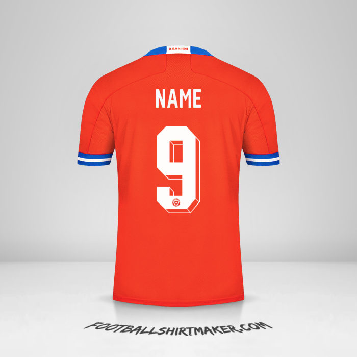 Shirt Chile 2021/2022 -  name - 9