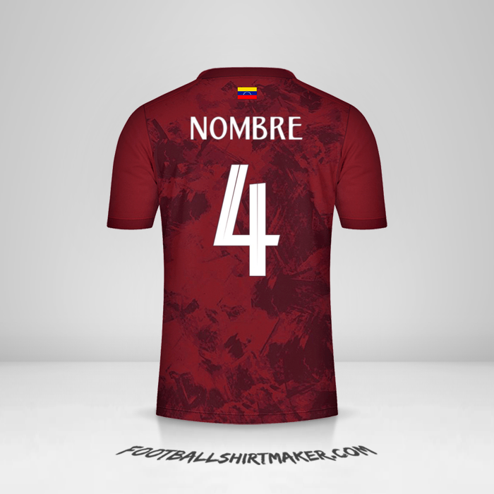 Jersey Venezuela 2021/2022 -  nombre - 4
