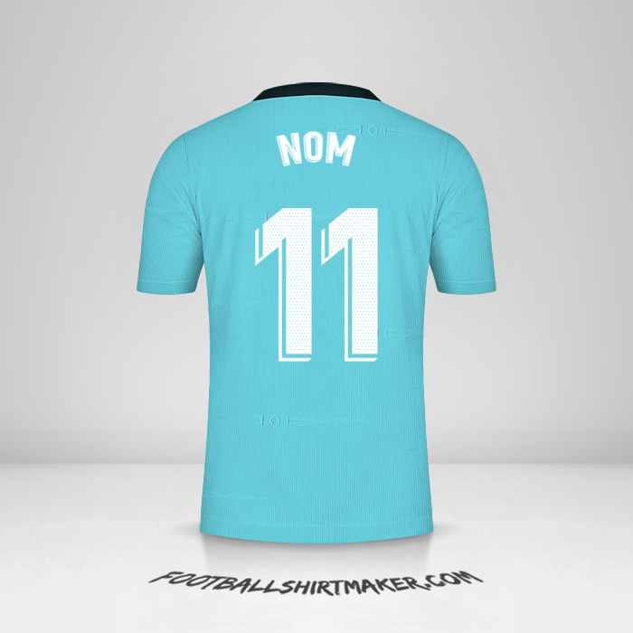 Maillot Real Madrid CF 2021/2022 Troisième -  nom - 11