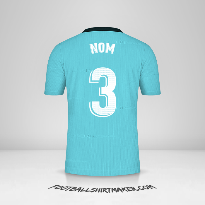 Maillot Real Madrid CF 2021/2022 Troisième -  nom - 3