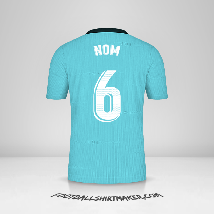 Maillot Real Madrid CF 2021/2022 Troisième -  nom - 6