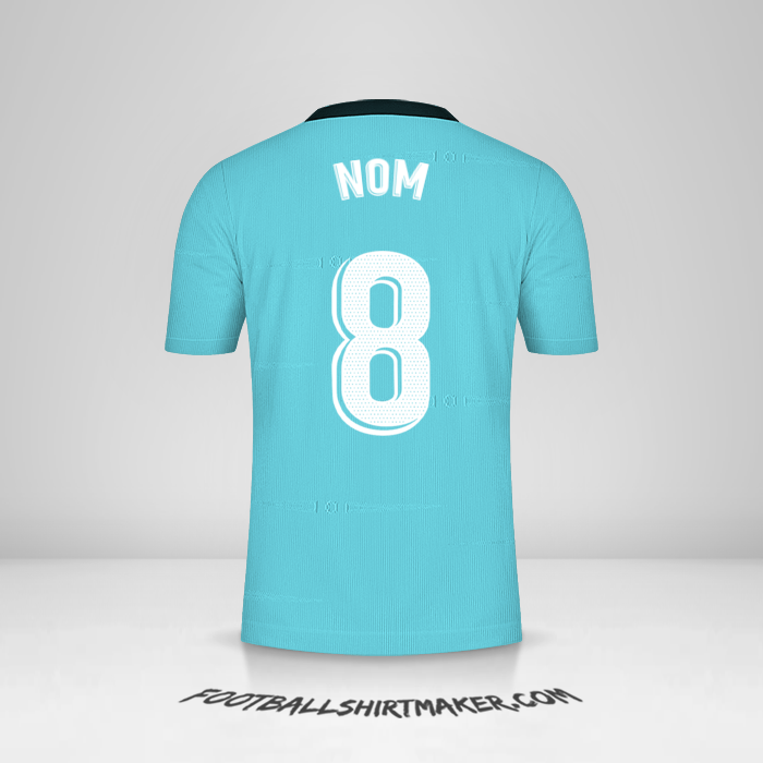 Maillot Real Madrid CF 2021/2022 Troisième -  nom - 8