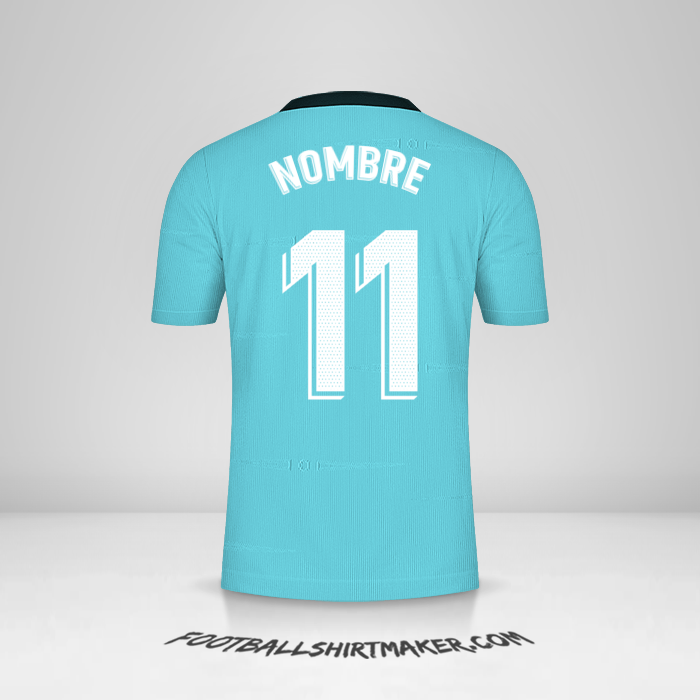 Jersey Real Madrid CF 2021/2022 Tercera -  nombre - 11