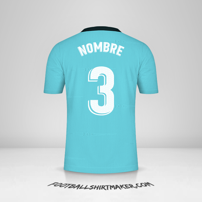 Jersey Real Madrid CF 2021/2022 Tercera -  nombre - 3