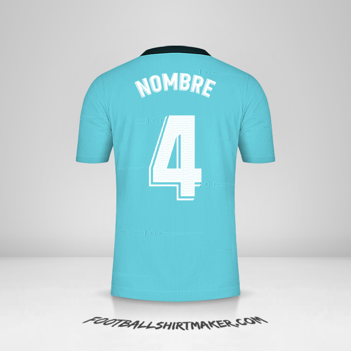 Jersey Real Madrid CF 2021/2022 Tercera -  nombre - 4