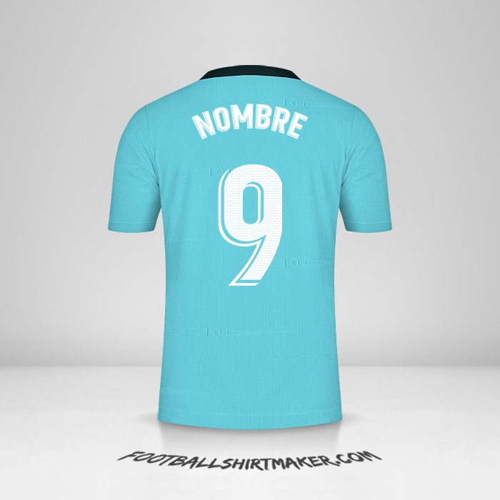 Camiseta Real Madrid CF 2021/2022 Tercera -  nombre - 9