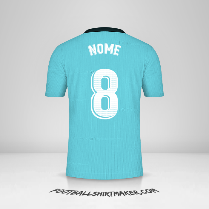 Camisa Real Madrid CF 2021/2022 Terceira -  nome - 8