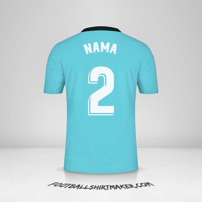 Jersey Real Madrid CF 2021/2022 Ketiga -  nama - 2