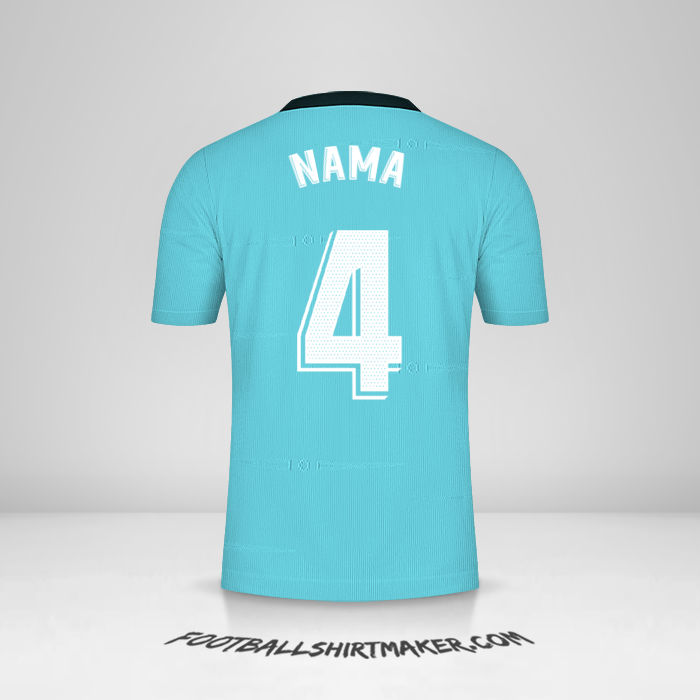 Jersey Real Madrid CF 2021/2022 Ketiga -  nama - 4