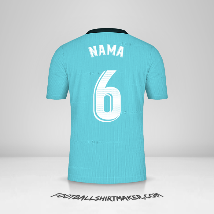 Jersey Real Madrid CF 2021/2022 Ketiga -  nama - 6