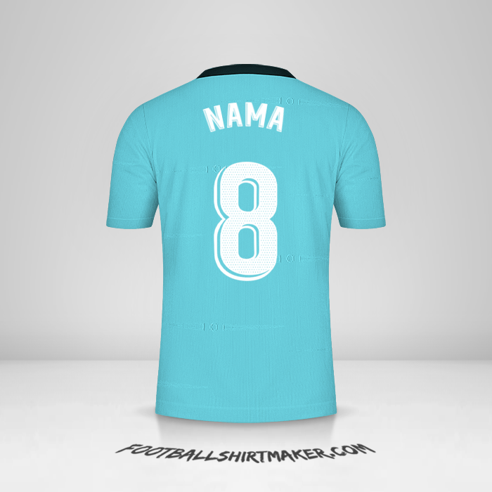 Jersey Real Madrid CF 2021/2022 Ketiga -  nama - 8