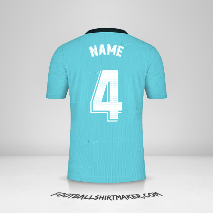 Trikot Real Madrid CF 2021/2022 Dritte -  name - 4