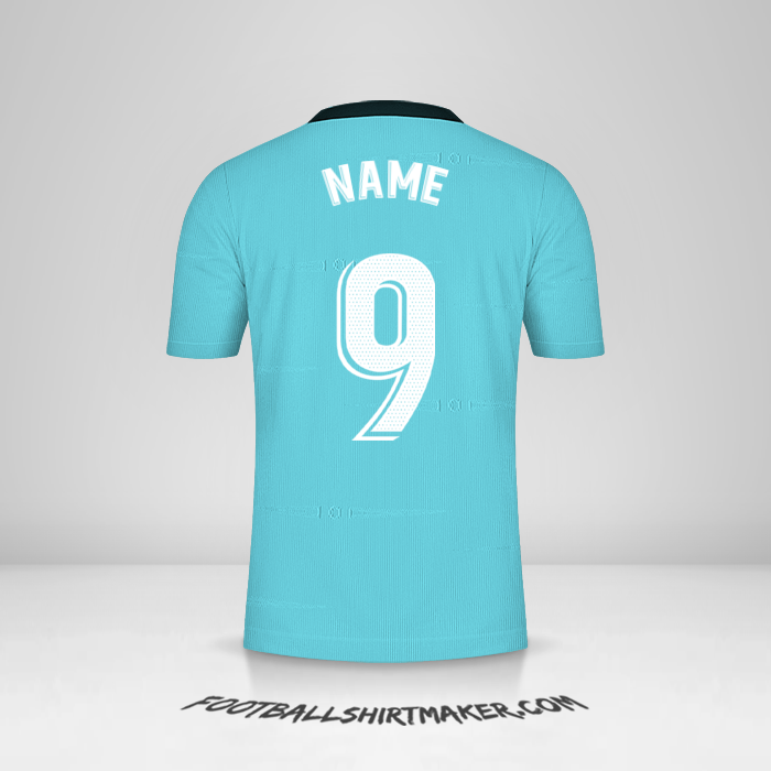Jersey Real Madrid CF 2021/2022 Third -  name - 9