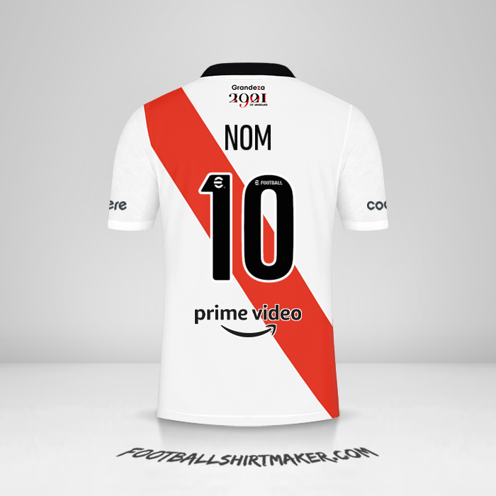 Maillot River Plate 2021/2022 -  nom - 10