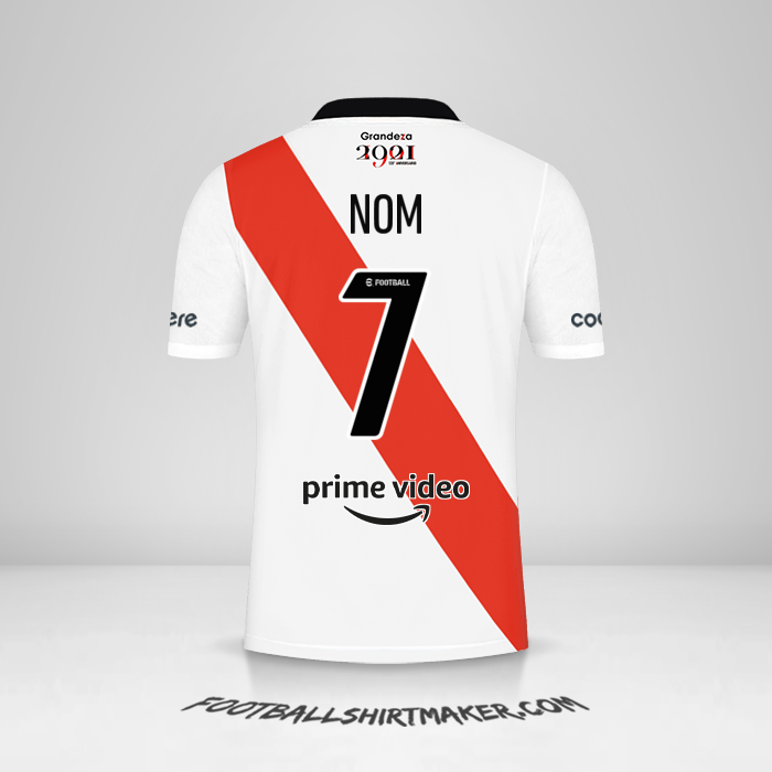 Maillot River Plate 2021/2022 -  nom - 7