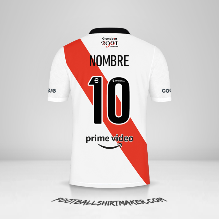 Jersey River Plate 2021/2022 -  nombre - 10