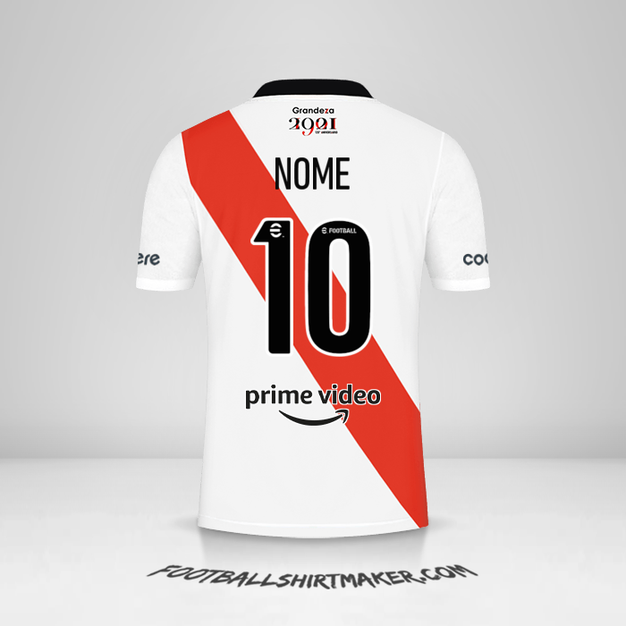 Camisa River Plate 2021/2022 -  nome - 10