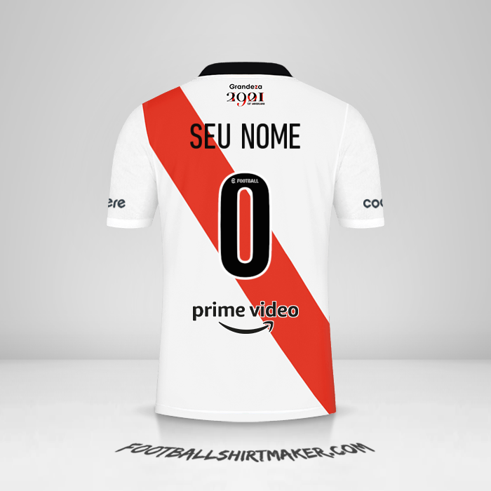 Camisa River Plate 2021/2022 -  seu nome - 0
