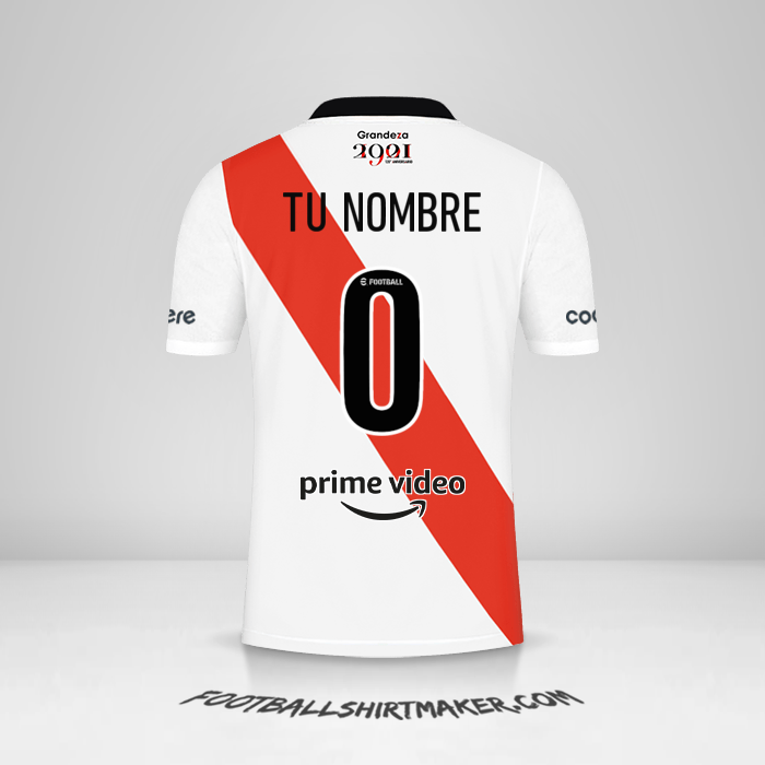 Jersey River Plate 2021/2022 -  tu nombre - 0