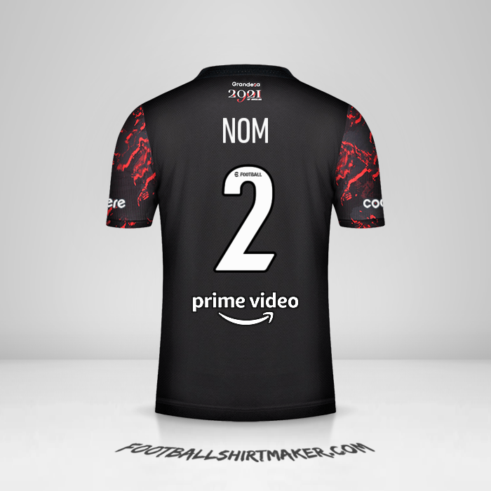 Maillot River Plate 2021/2022 Extérieur -  nom - 2