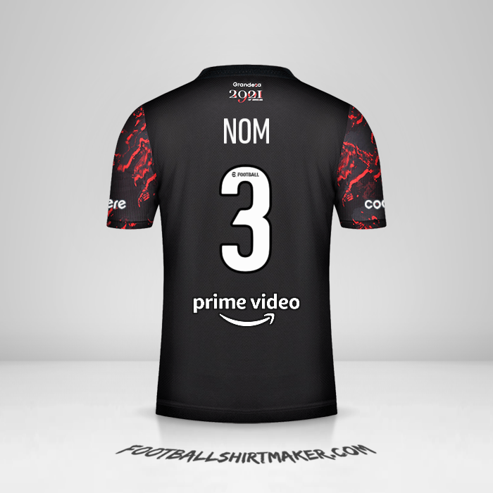 Maillot River Plate 2021/2022 Extérieur -  nom - 3