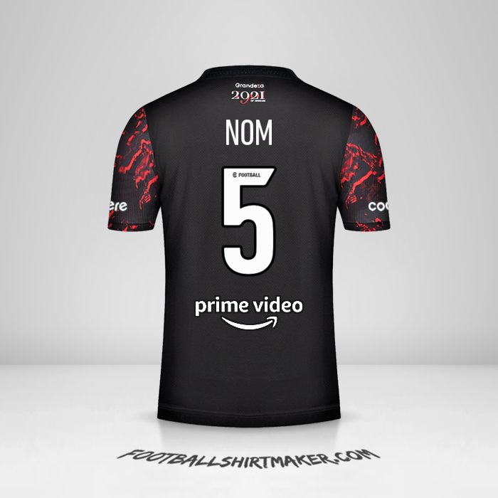 Maillot River Plate 2021/2022 Extérieur -  nom - 5