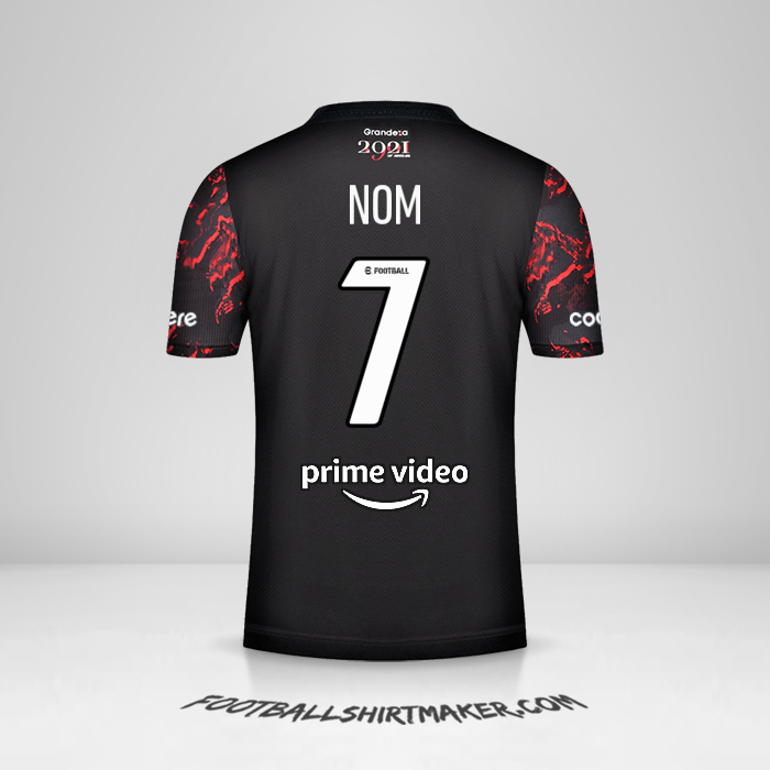 Maillot River Plate 2021/2022 Extérieur -  nom - 7