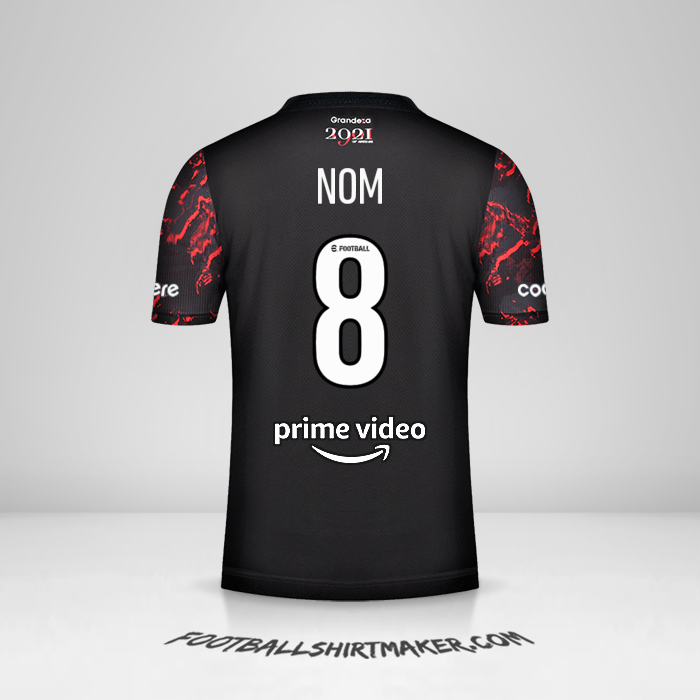 Maillot River Plate 2021/2022 Extérieur -  nom - 8