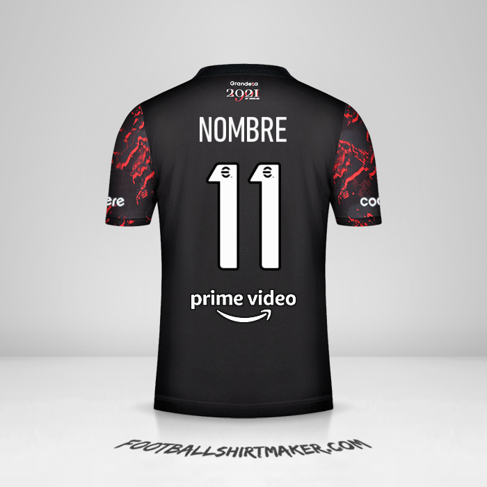 Camiseta River Plate 2021/2022 Visita -  nombre - 11