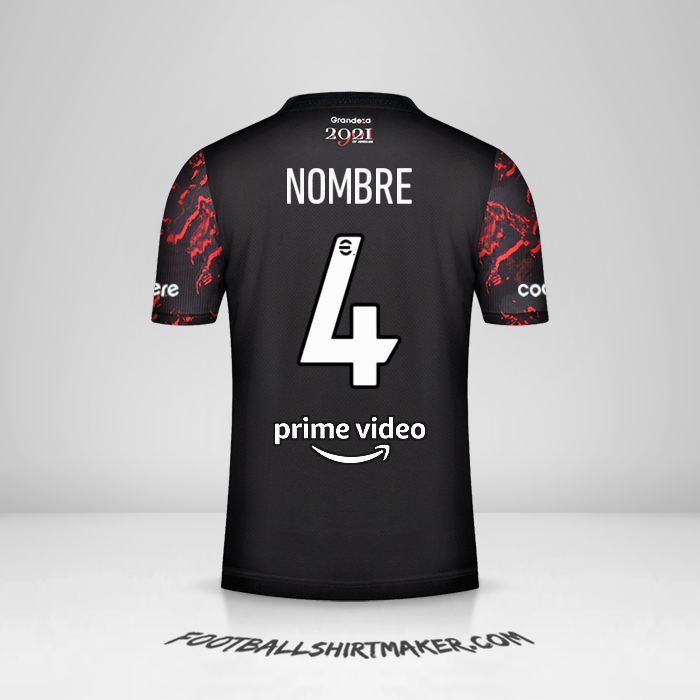 Camiseta River Plate 2021/2022 Visita -  nombre - 4