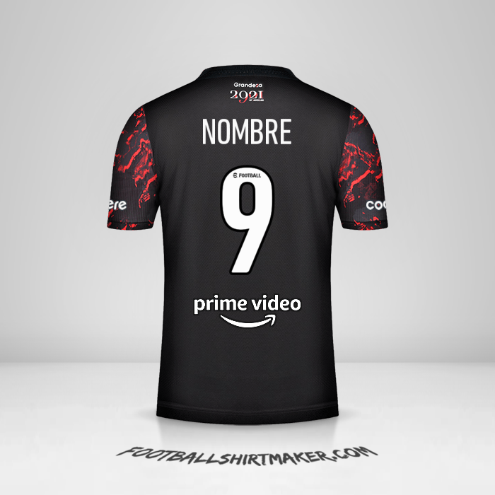 Camiseta River Plate 2021/2022 Visita -  nombre - 9