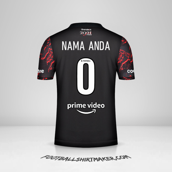 Jersey River Plate 2021/2022 II -  nama anda - 0
