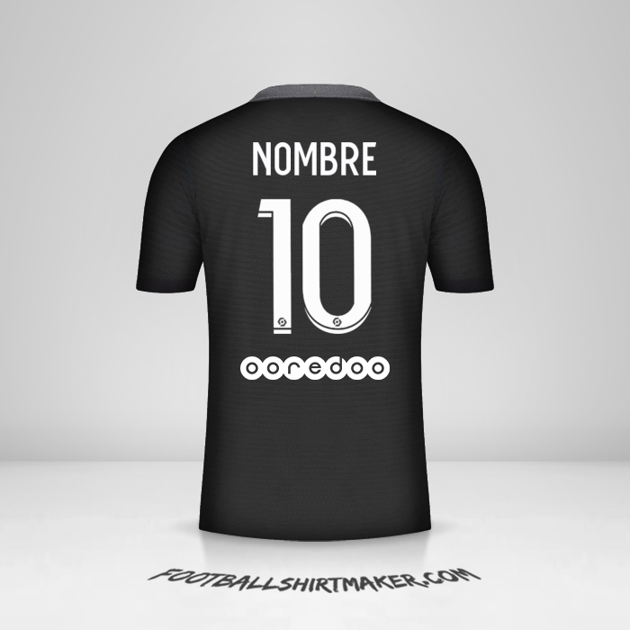 Camiseta Paris Saint Germain 2021/2022 Tercera -  nombre - 10