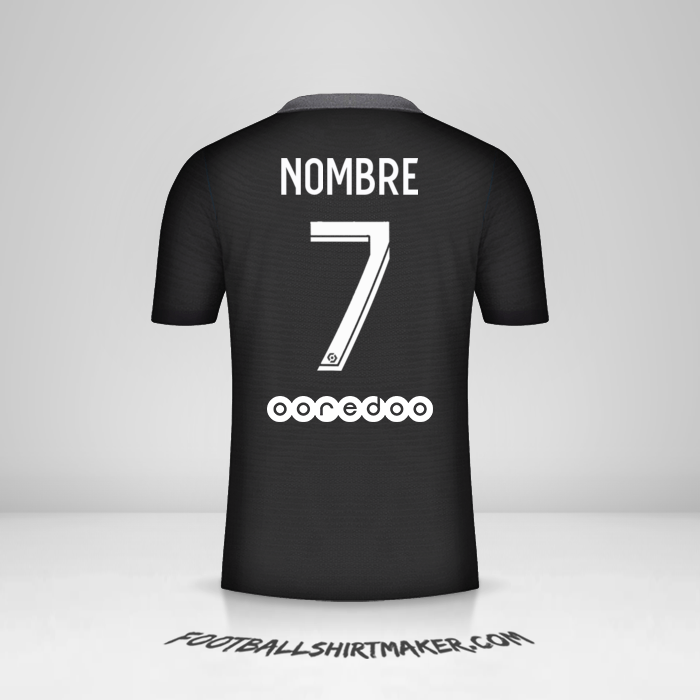 Camiseta Paris Saint Germain 2021/2022 Tercera -  nombre - 7