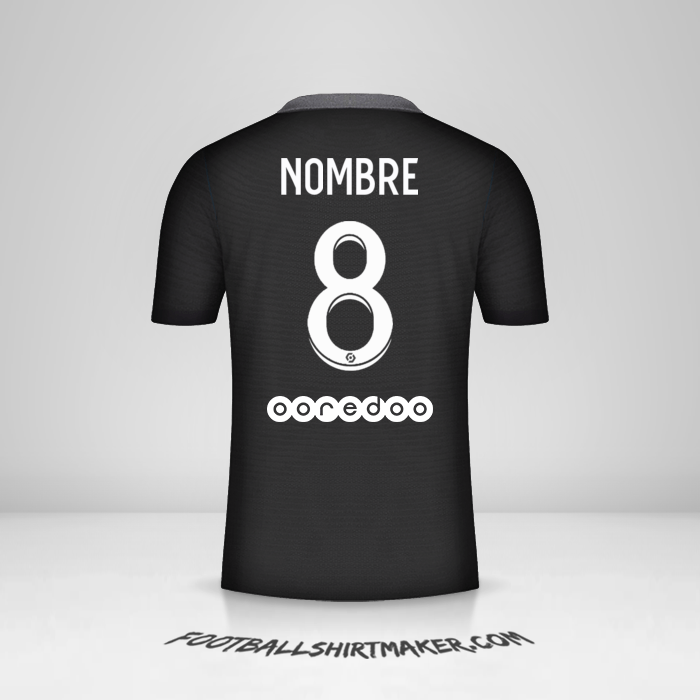 Jersey Paris Saint Germain 2021/2022 Tercera -  nombre - 8