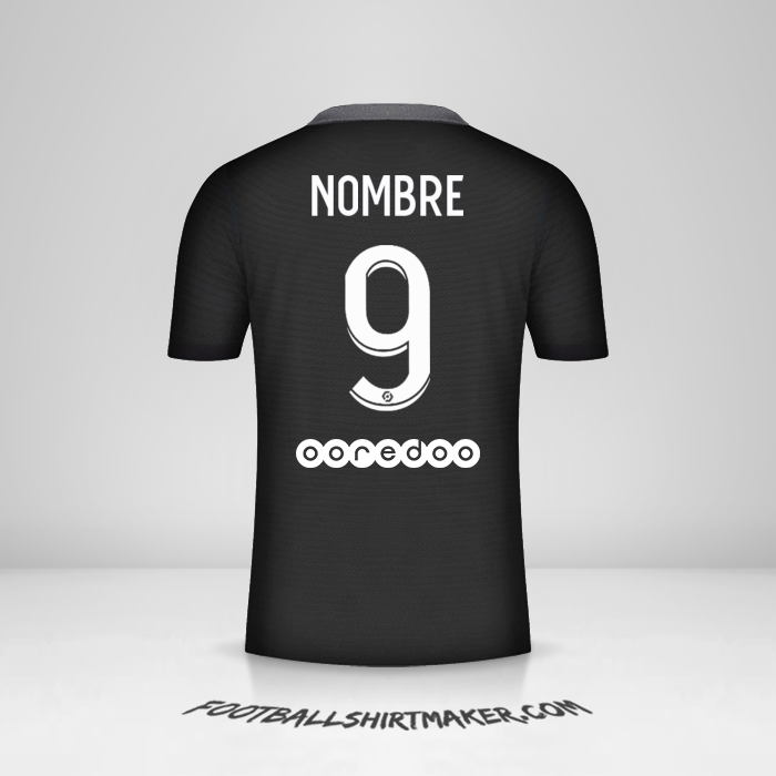 Camiseta Paris Saint Germain 2021/2022 Tercera -  nombre - 9