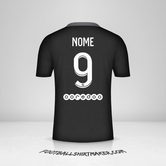 Camisa Paris Saint Germain 2021/2022 Terceira -  nome - 9