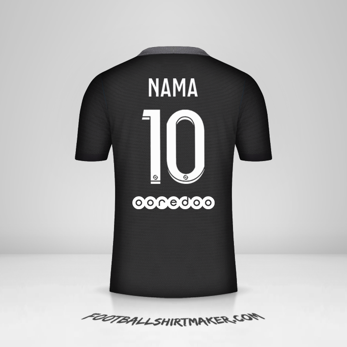 Jersey Paris Saint Germain 2021/2022 Ketiga -  nama - 10
