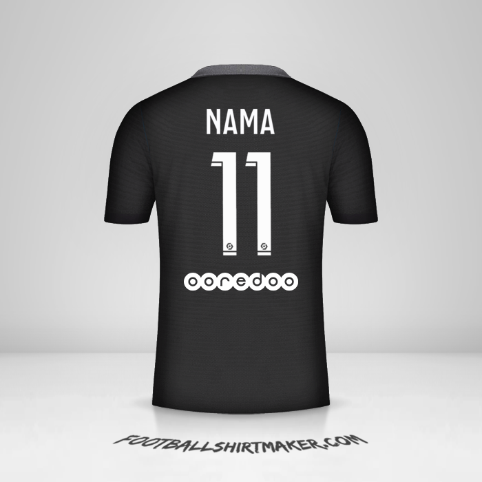 Jersey Paris Saint Germain 2021/2022 Ketiga -  nama - 11