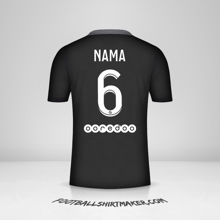 Jersey Paris Saint Germain 2021/2022 Ketiga -  nama - 6