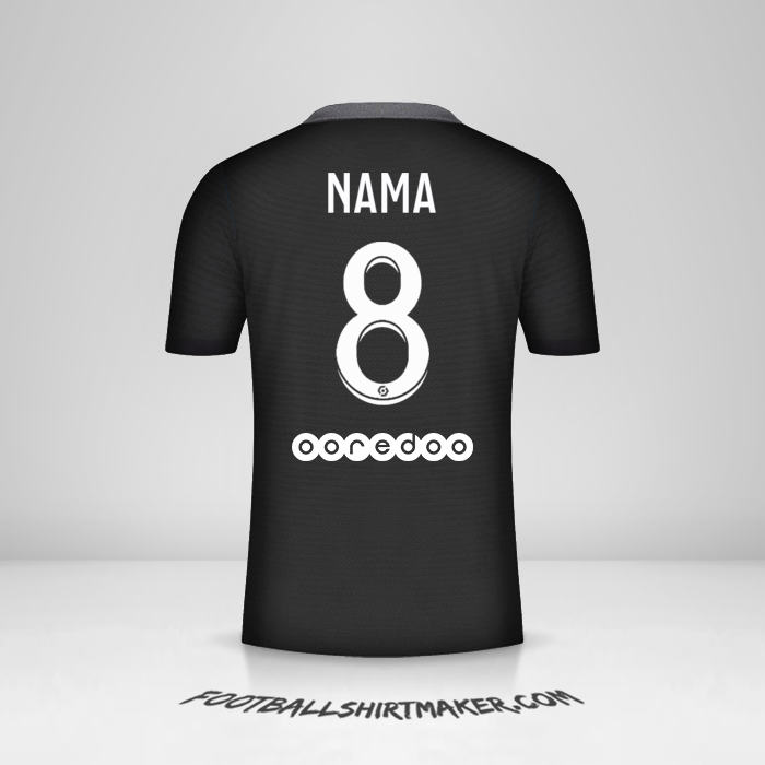 Jersey Paris Saint Germain 2021/2022 Ketiga -  nama - 8